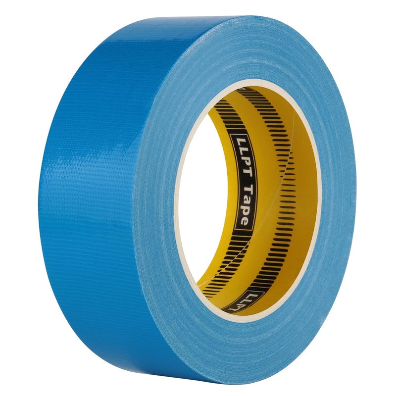 LLPT Duct Tape Premium Grade 1.6 Inches x 108 Feet x 11 Mil Easy Tear Residue Free Strong Adhesive Color Sky Blue (DT408) - Image 1
